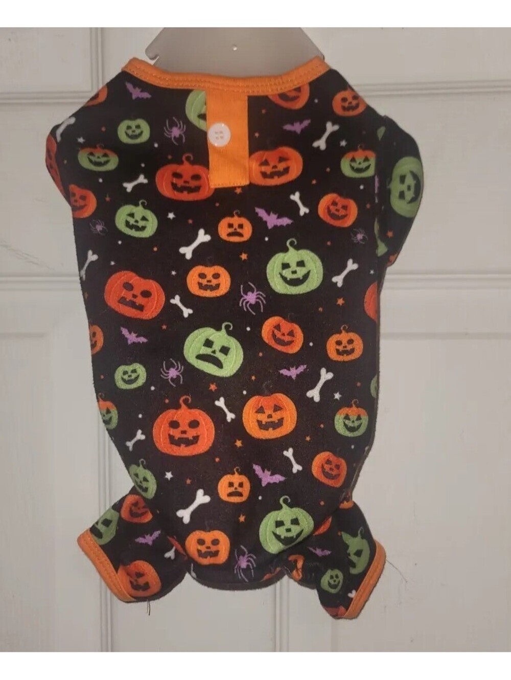 HALLOWEEN CUTE PUMPKINS DOG ROMPER PAJAMA SIZE XS
